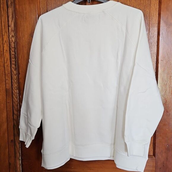 Amazon Essentials 6X Sweatshirt Women’s Plus Size Cream White NWT 6XL - Picture 4 of 5